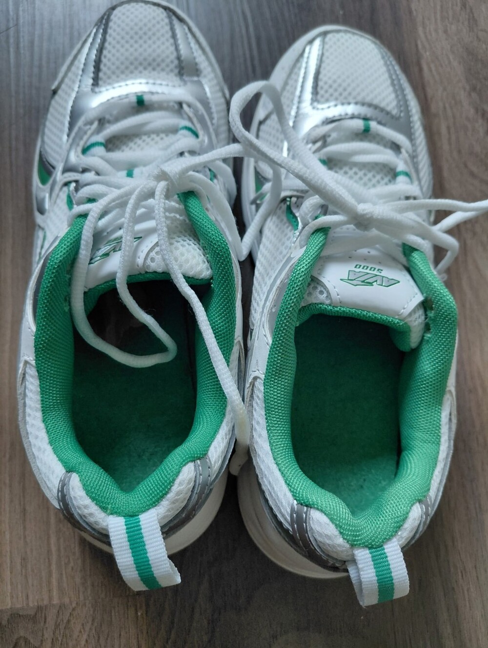 Avia White and Green Athletic Sneakers - Picture 7 of 7